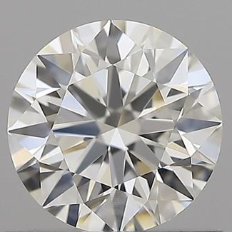 0.73 Carat Round H VVS1 EX GIA Natural Diamond