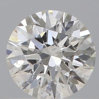 0.30 Carat Round H SI2 EX GIA Natural Diamond