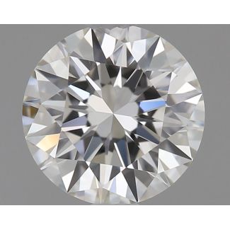 0.57 Carat Round H IF EX GIA Natural Diamond