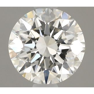 0.44 Carat Round E VVS1 EX GIA Natural Diamond