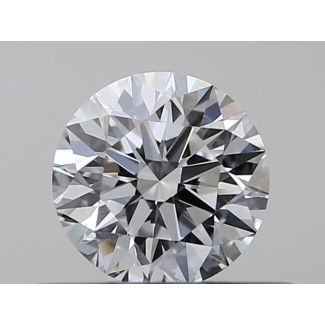 0.31 Carat Round D VVS2 EX GIA Natural Diamond