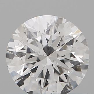 0.5 Carat Round D SI1 EX GIA Natural Diamond