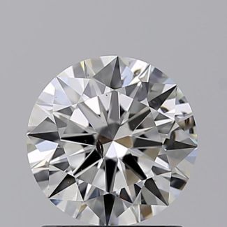 1.07 Carat Round H SI2 EX GIA Natural Diamond