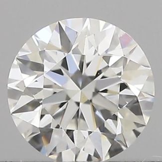 0.35 Carat Round F VVS2 EX GIA Natural Diamond