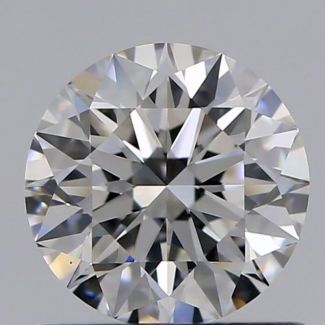 0.72 Carat Round H VS1 EX GIA Natural Diamond