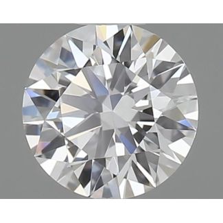 0.33 Carat Round D VVS1 EX GIA Natural Diamond