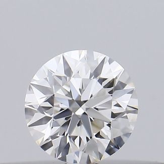 0.19 Carat Round F VS1 EX GIA Natural Diamond