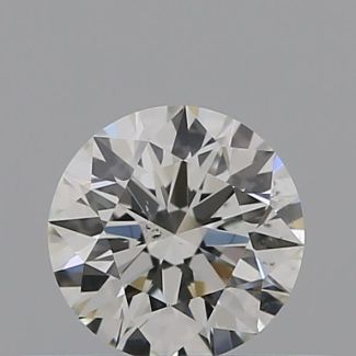 0.31 Carat Round I SI1 EX GIA Natural Diamond