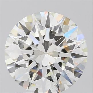 1.72 Carat Round H VS2 EX GIA Natural Diamond