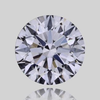 0.4 Carat Round D VVS2 EX GIA Natural Diamond