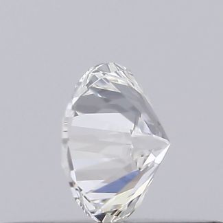 0.21 Carat Round F VVS2 EX GIA Natural Diamond