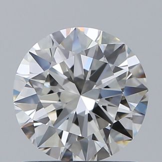 1.0 Carat Round H VVS1 EX VG GIA Natural Diamond