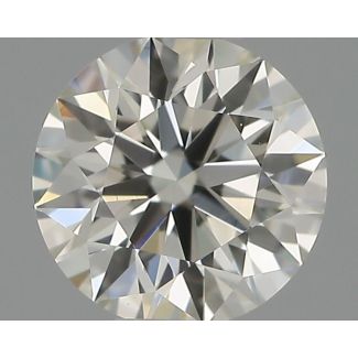 0.31 Carat Round H VVS2 EX IGI Natural Diamond