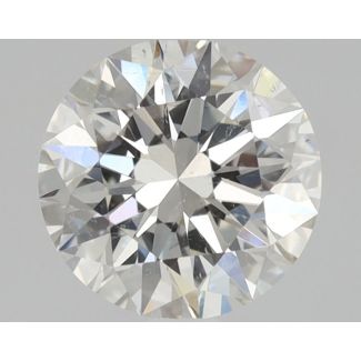 0.7 Carat Round H SI2 EX GIA Natural Diamond