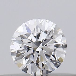 0.19 Carat Round D IF EX GIA Natural Diamond