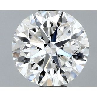 0.6 Carat Round H VS2 VG EX GIA Natural Diamond