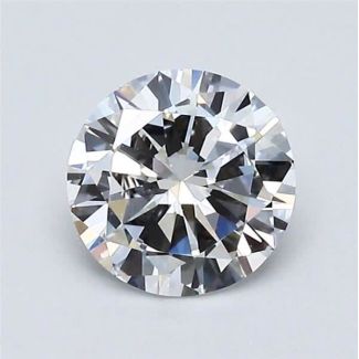 0.81 Carat Round D VS2 GD VG GIA Natural Diamond