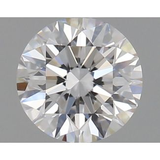 0.5 Carat Round D VVS2 EX GD GIA Natural Diamond