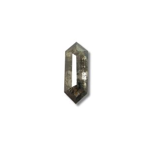 2.54 Carat Hexagonal Light Brown - GD NONE Natural Diamond