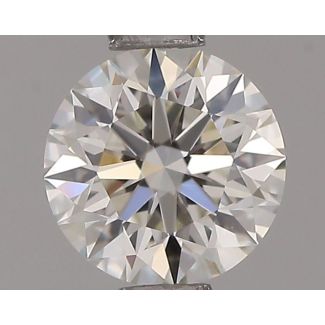 0.63 Carat Round H VVS2 EX IGI Natural Diamond