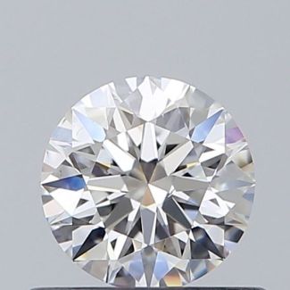 0.5 Carat Round F VS2 EX GIA Natural Diamond