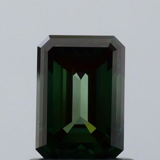 0.78 Carat Emerald Fancy Dark Green Green VVS1 - VG NONE Natural Diamond