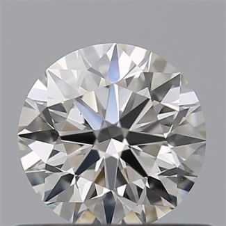 0.55 Carat Round H VS1 EX GIA Natural Diamond