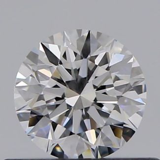 0.40 Carat Round D VS2 EX GIA Natural Diamond