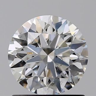 0.82 Carat Round F SI1 EX GIA Natural Diamond