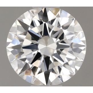 0.41 Carat Round D VVS1 EX GIA Natural Diamond