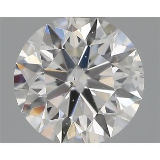 0.40 Carat Round G SI1 EX GIA Natural Diamond