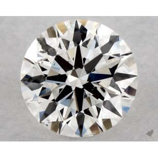 0.55 Carat Round G SI2 EX GIA Natural Diamond