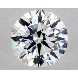 0.64 Carat Round D VS1 EX VG GIA Natural Diamond