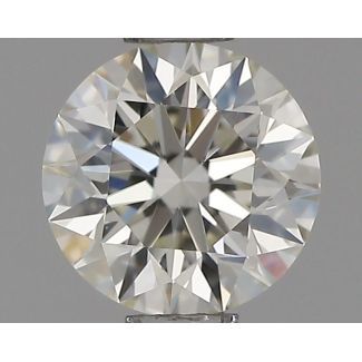 0.53 Carat Round H VVS1 EX IGI Natural Diamond