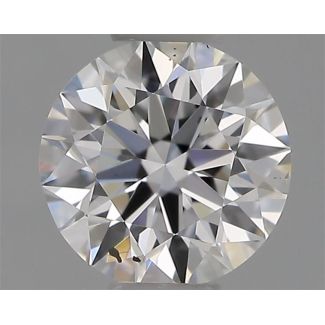 0.30 Carat Round D SI1 EX VG GIA Natural Diamond