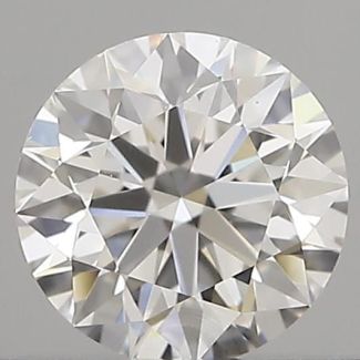 0.40 Carat Round F VVS1 EX GIA Natural Diamond