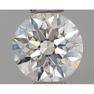 0.35 Carat Round H VS1 EX IGI Natural Diamond