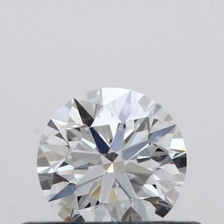 0.35 Carat Round D VVS1 EX GIA Natural Diamond