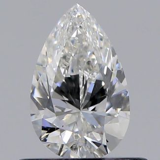 0.50 Carat Pear F SI1 - VG GIA Natural Diamond