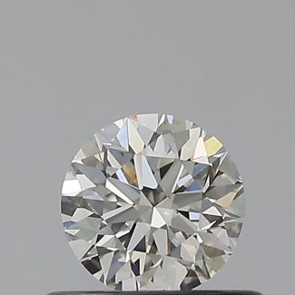 0.4 Carat Round H VS2 EX VG GIA Natural Diamond