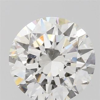 1.00 Carat Round H SI1 EX GIA Natural Diamond