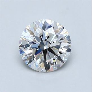 0.72 Carat Round G SI1 EX GIA Natural Diamond