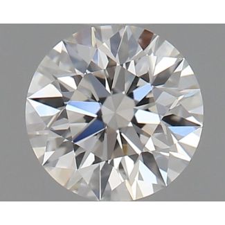 0.5 Carat Round H VVS2 EX GD GIA Natural Diamond