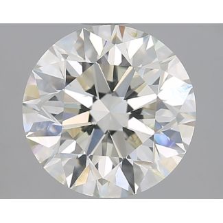 2.01 Carat Round G SI1 EX IGI Natural Diamond