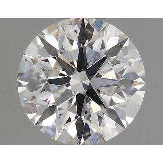 0.6 Carat Round E SI2 EX GIA Natural Diamond