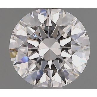 0.8 Carat Round E VVS2 EX GIA Natural Diamond