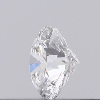 0.18 Carat Round D SI2 EX GIA Natural Diamond