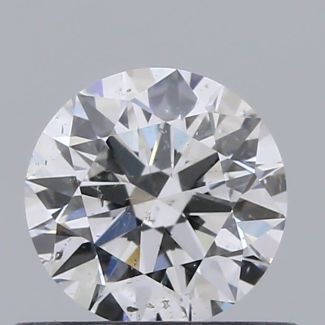 0.5 Carat Round D SI2 EX VG GIA Natural Diamond