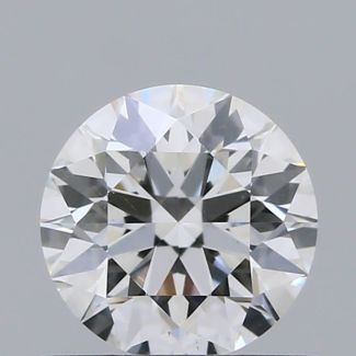 0.61 Carat Round E SI1 EX GIA Natural Diamond