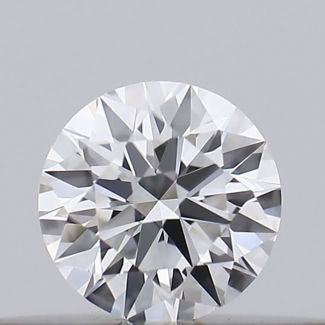 0.15 Carat Round D VS1 EX GIA Natural Diamond